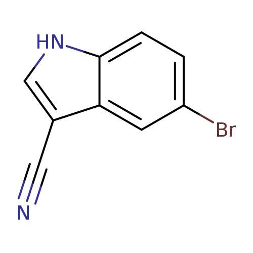 N#Cc1c[nH]c2c1cc(Br)cc2