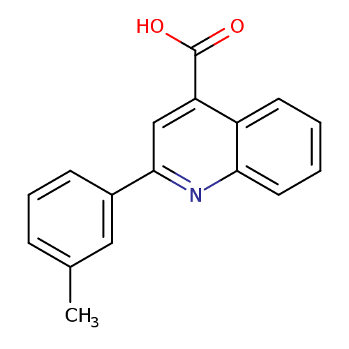 Cc1cccc(c1)c1nc2ccccc2c(c1)C(=O)O
