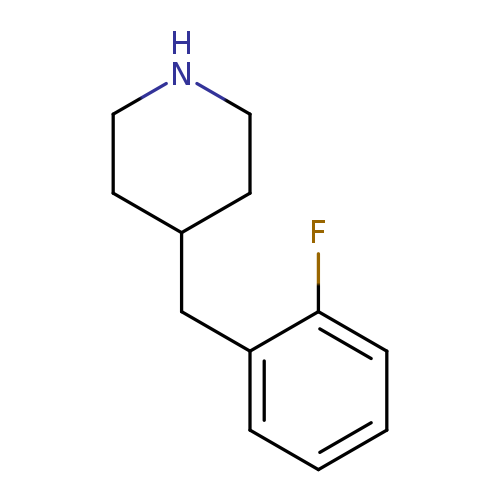Fc1ccccc1CC1CCNCC1