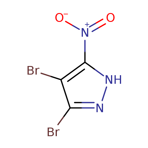 [O-][N+](=O)c1[nH]nc(c1Br)Br