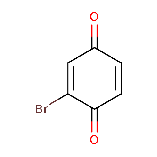 O=C1C=CC(=O)C(=C1)Br