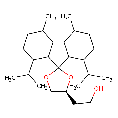 OCC[C@H]1COC(O1)(C1CC(C)CCC1C(C)C)C1CC(C)CCC1C(C)C