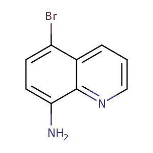 Brc1ccc(c2c1cccn2)N