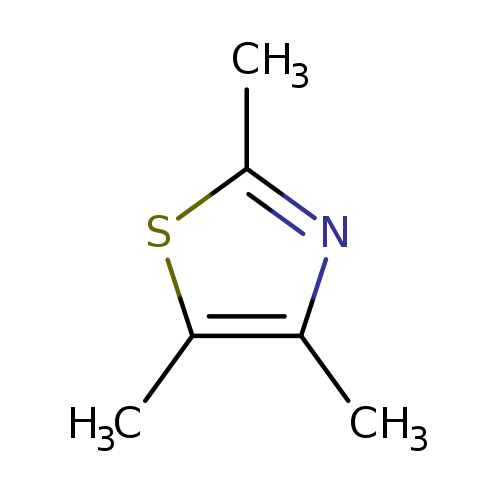 Cc1sc(c(n1)C)C