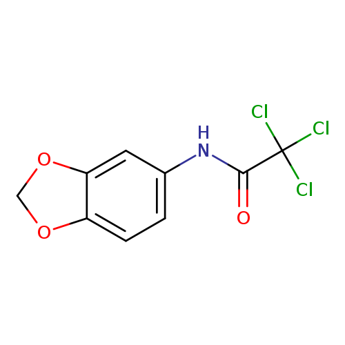 O=C(C(Cl)(Cl)Cl)Nc1ccc2c(c1)OCO2