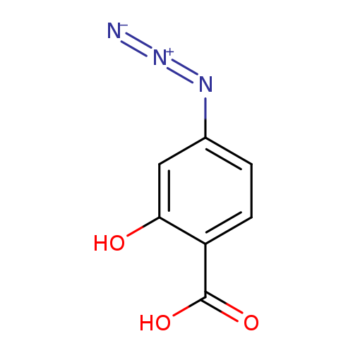 [N-]=[N+]=Nc1ccc(c(c1)O)C(=O)O