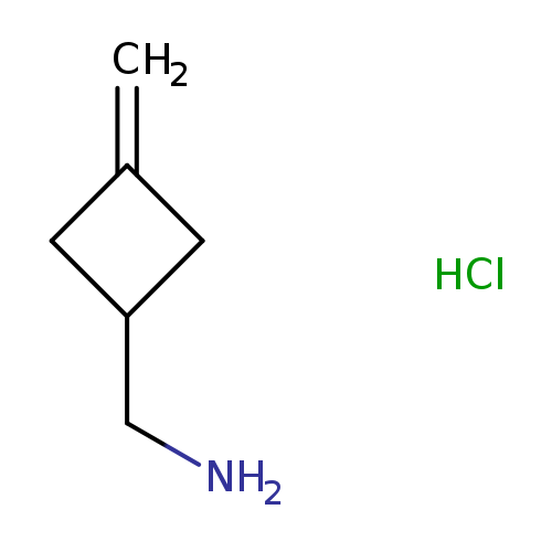 NCC1CC(=C)C1.Cl