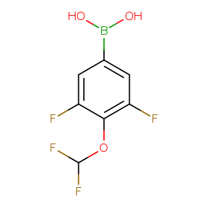 OB(c1cc(F)c(c(c1)F)OC(F)F)O