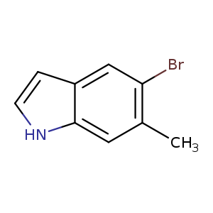 Brc1cc2cc[nH]c2cc1C