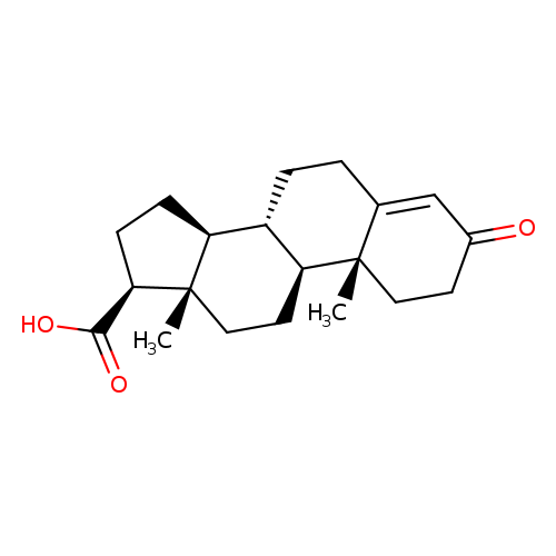 O=C1CC[C@]2(C(=C1)CC[C@@H]1[C@@H]2CC[C@]2([C@H]1CC[C@@H]2C(=O)O)C)C