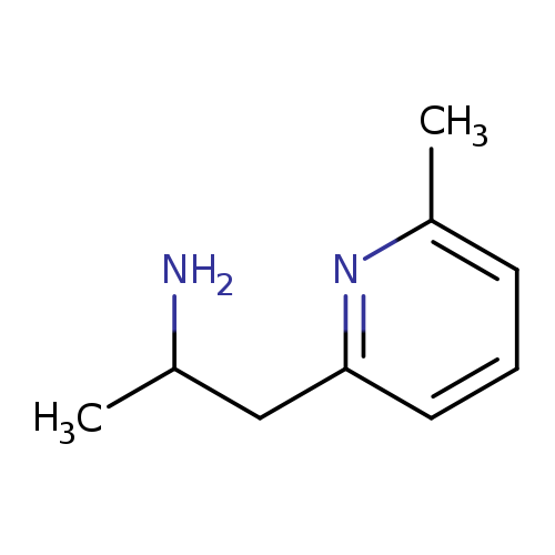 CC(Cc1cccc(n1)C)N