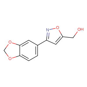 OCc1onc(c1)c1ccc2c(c1)OCO2