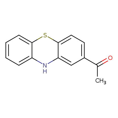 CC(=O)c1ccc2c(c1)Nc1c(S2)cccc1