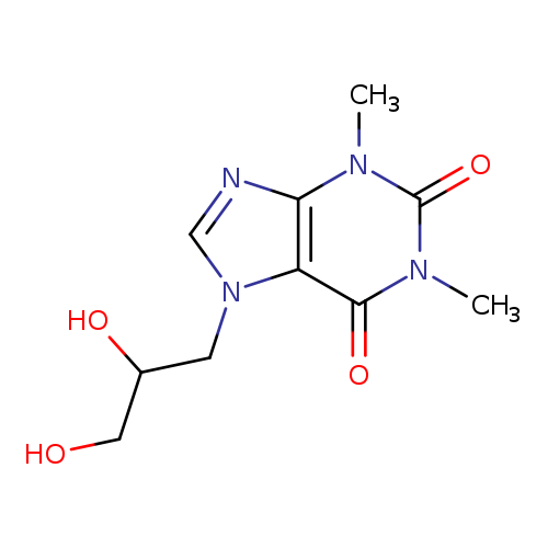 OCC(Cn1cnc2c1c(=O)n(C)c(=O)n2C)O