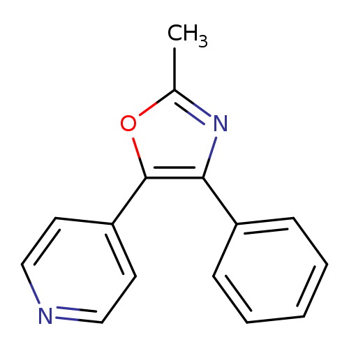Cc1oc(c(n1)c1ccccc1)c1ccncc1