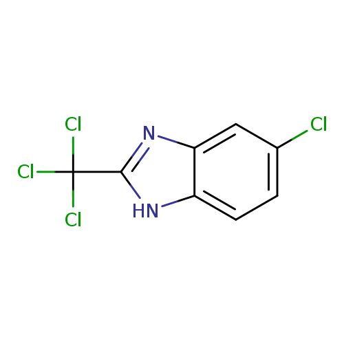Clc1ccc2c(c1)nc([nH]2)C(Cl)(Cl)Cl