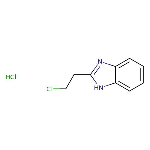 ClCCc1nc2c([nH]1)cccc2.Cl