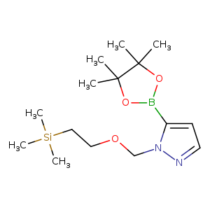 C[Si](CCOCn1nccc1B1OC(C(O1)(C)C)(C)C)(C)C