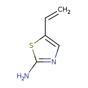 Nc1ncc(s1)C=C