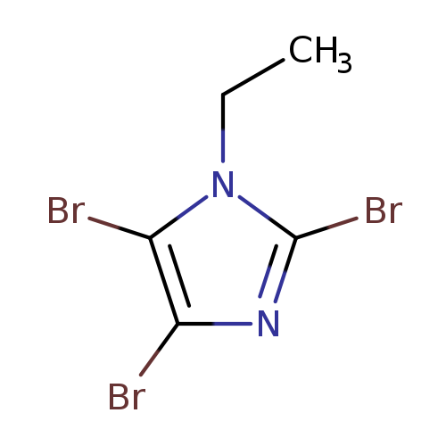 CCn1c(Br)nc(c1Br)Br