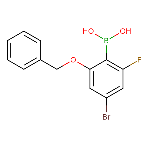 Brc1cc(OCc2ccccc2)c(c(c1)F)B(O)O