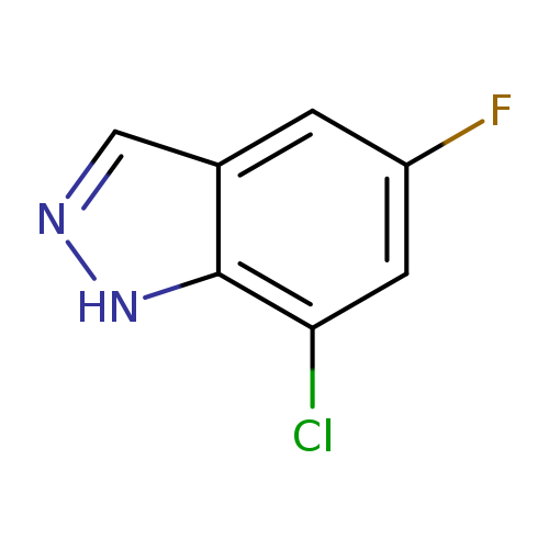 Fc1cc(Cl)c2c(c1)cn[nH]2