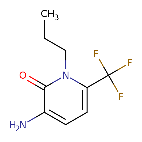 CCCn1c(ccc(c1=O)N)C(F)(F)F