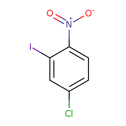 Clc1ccc(c(c1)I)[N+](=O)[O-]