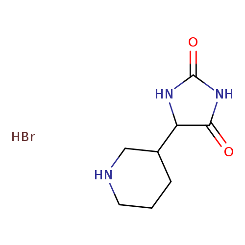 O=C1NC(=O)C(N1)C1CCCNC1.Br