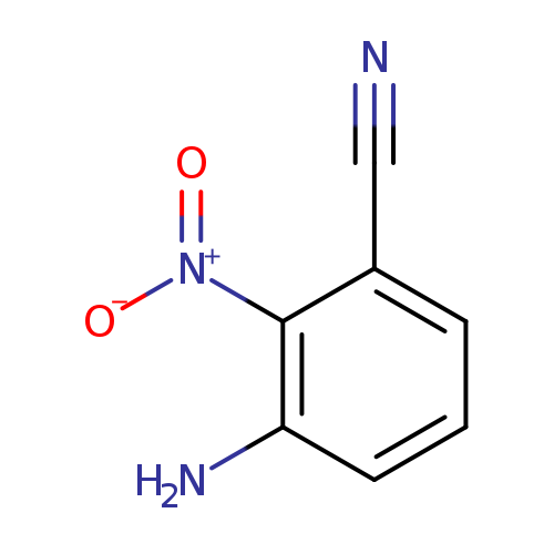 N#Cc1cccc(c1[N+](=O)[O-])N