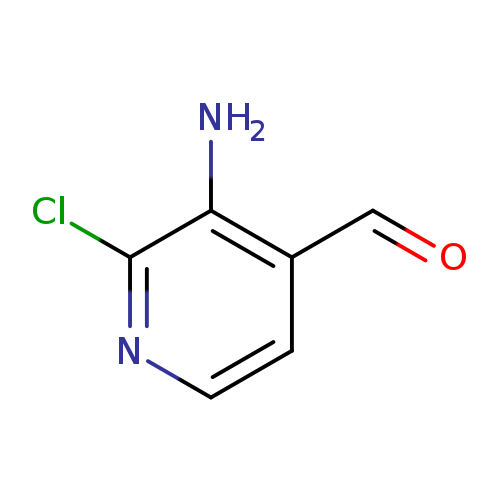 O=Cc1ccnc(c1N)Cl