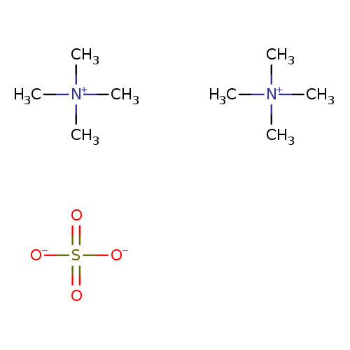 C[N+](C)(C)C.C[N+](C)(C)C.[O-]S(=O)(=O)[O-]