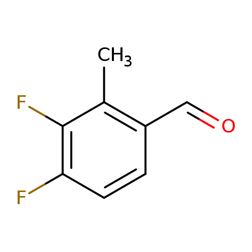 O=Cc1ccc(c(c1C)F)F