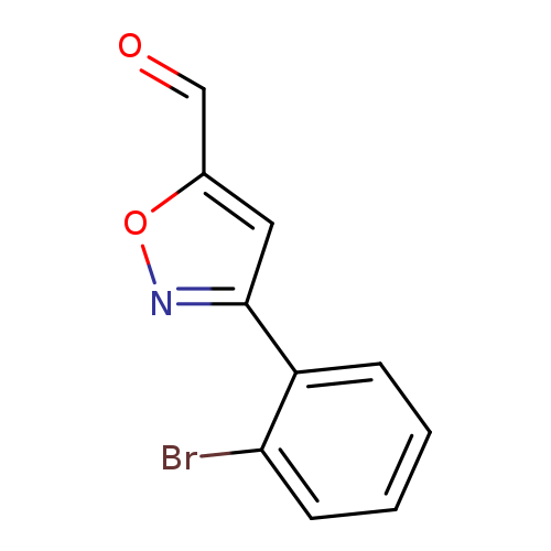 O=Cc1onc(c1)c1ccccc1Br