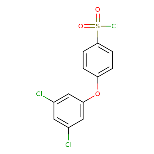 Clc1cc(Oc2ccc(cc2)S(=O)(=O)Cl)cc(c1)Cl