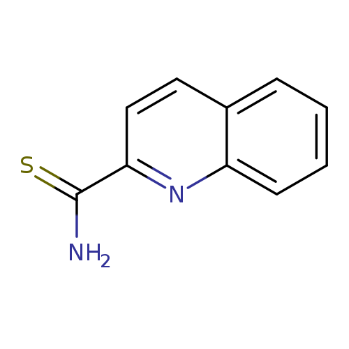 NC(=S)c1ccc2c(n1)cccc2