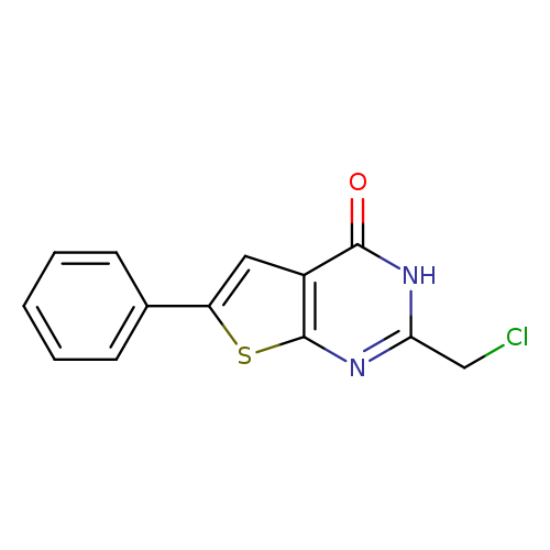 ClCc1nc2sc(cc2c(=O)[nH]1)c1ccccc1