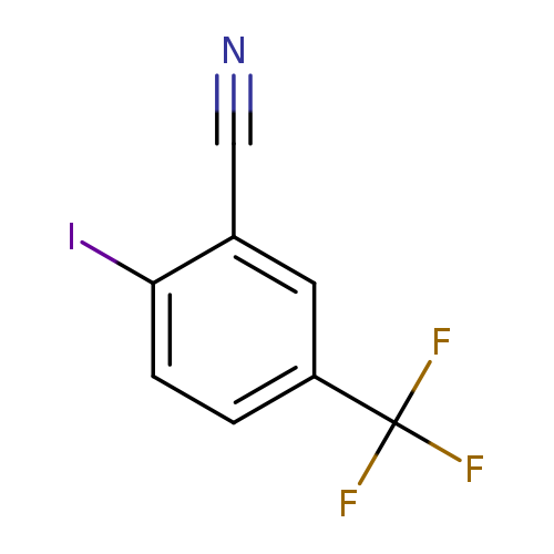 N#Cc1cc(ccc1I)C(F)(F)F