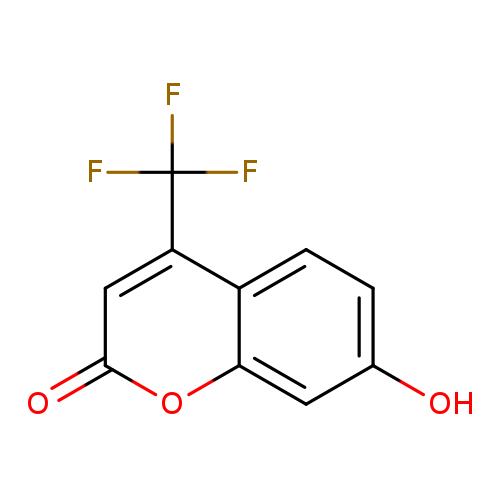 Oc1ccc2c(c1)oc(=O)cc2C(F)(F)F