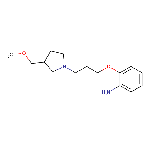 COCC1CCN(C1)CCCOc1ccccc1N