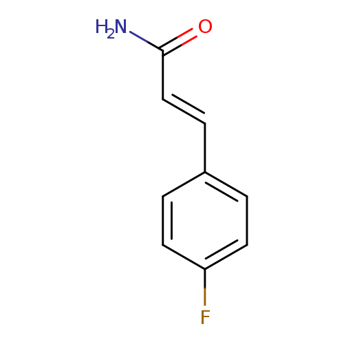 NC(=O)/C=C/c1ccc(cc1)F
