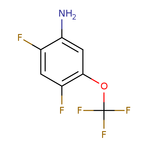 Fc1cc(F)c(cc1OC(F)(F)F)N