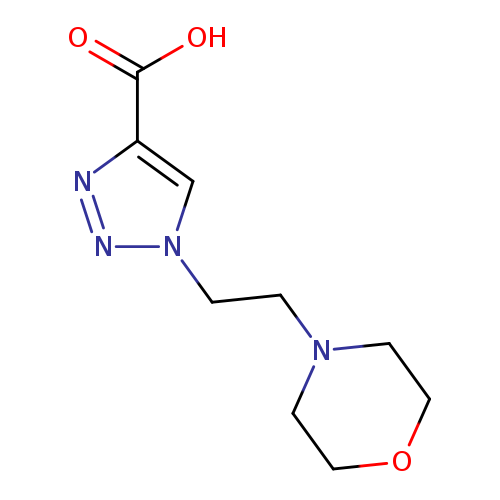 OC(=O)c1nnn(c1)CCN1CCOCC1