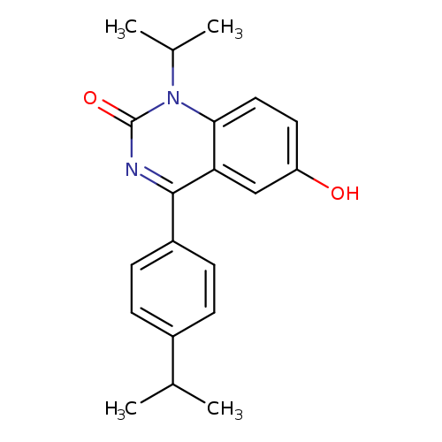 Oc1ccc2c(c1)c(nc(=O)n2C(C)C)c1ccc(cc1)C(C)C