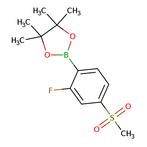 Fc1cc(ccc1B1OC(C(O1)(C)C)(C)C)S(=O)(=O)C