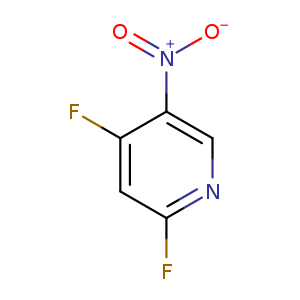 [O-][N+](=O)c1cnc(cc1F)F