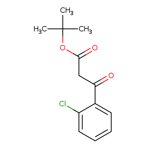 O=C(OC(C)(C)C)CC(=O)c1ccccc1Cl
