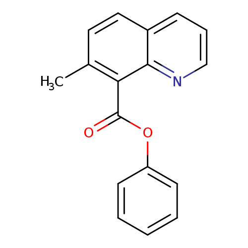 Cc1ccc2c(c1C(=O)Oc1ccccc1)nccc2