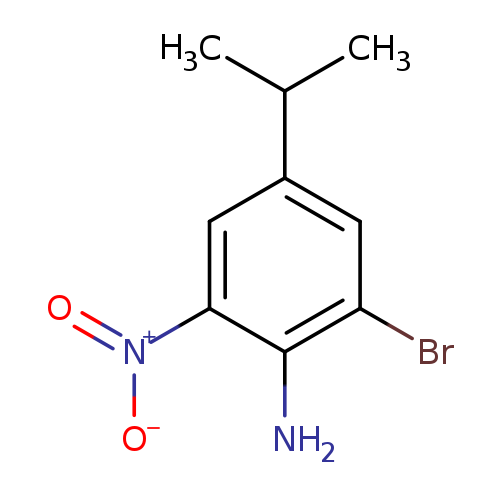 CC(c1cc(Br)c(c(c1)[N+](=O)[O-])N)C