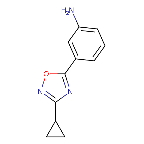 Nc1cccc(c1)c1onc(n1)C1CC1